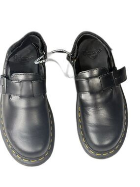 Dr. Martens JORGE II Leather Slingback Mules Black Brando Size Mns8/Wmns9 NEW